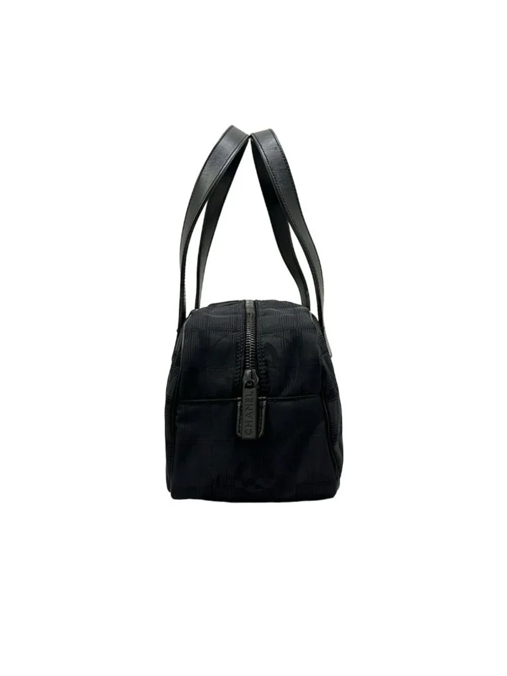 Chanel Handbag New Travel Line Black Leather